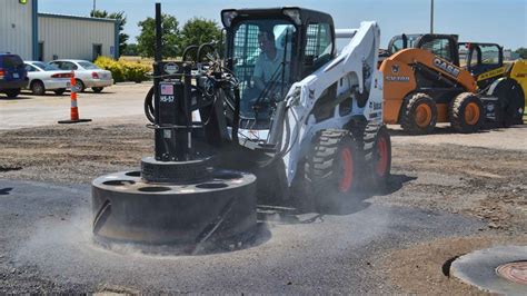 skid steer man hole cutter|HS.